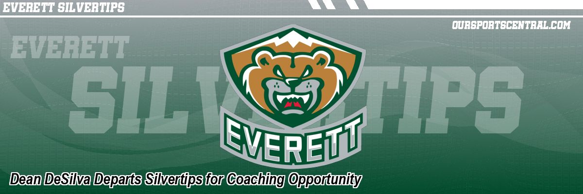 Dean DeSilva Departs Silvertips for Coaching Opportunity
