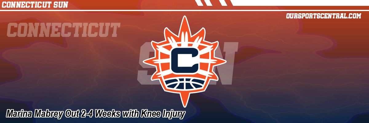 Marina Mabrey Out 2-4 Weeks with Knee Injury