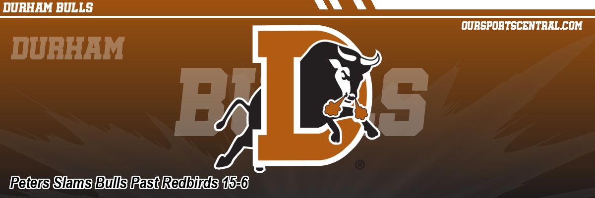 Peters Slams Bulls Past Redbirds 15-6