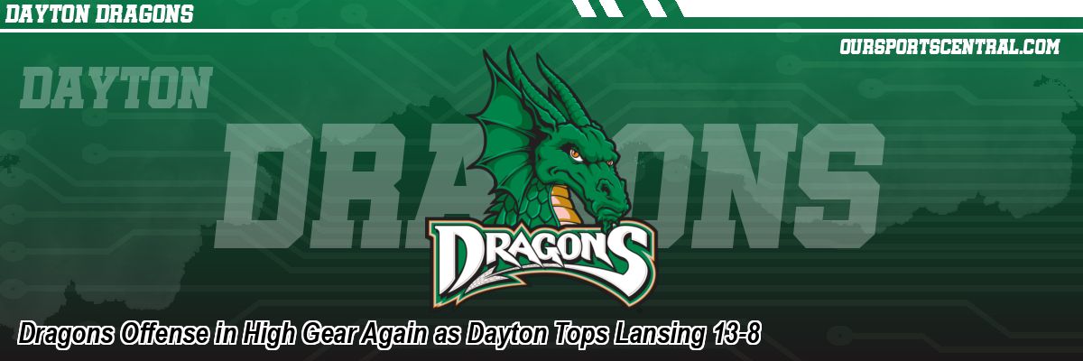 Dragons Offense in High Gear Again as Dayton Tops Lansing 13-8