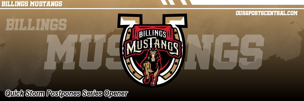 Quick Storm Postpones Series Opener