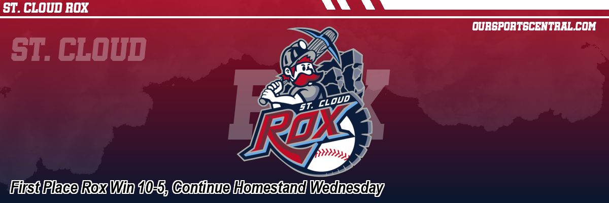 First Place Rox Win 10-5, Continue Homestand Wednesday
