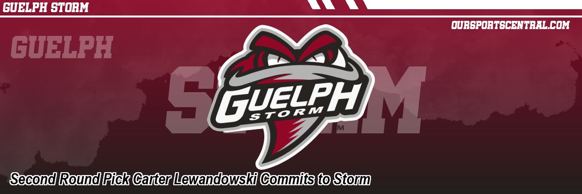 Second Round Pick Carter Lewandowski Commits to Storm