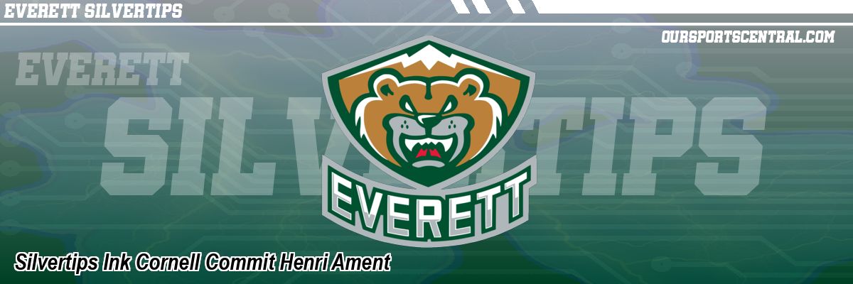 Silvertips Ink Cornell Commit Henri Ament