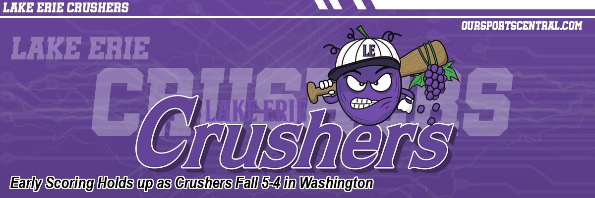 Early Scoring Holds up as Crushers Fall 5-4 in Washington
