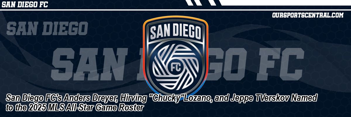 San Diego FC's Anders Dreyer, Hirving 