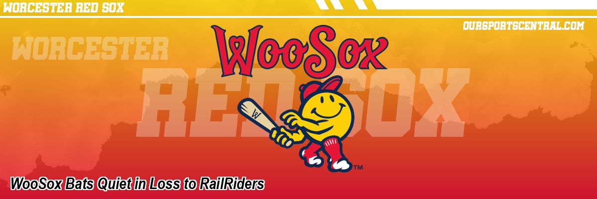 WooSox Bats Quiet in Loss to RailRiders