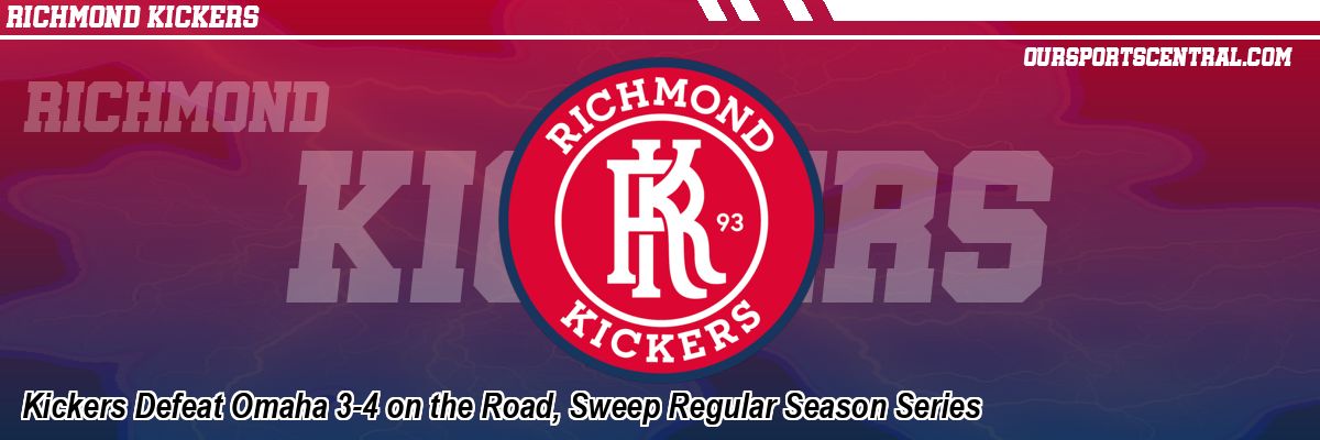 Kickers Defeat Omaha 3-4 on the Road, Sweep Regular Season Series