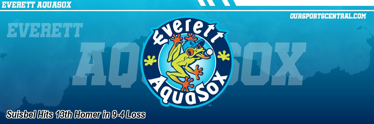 Suisbel Hits 13th Homer in 9-4 Loss