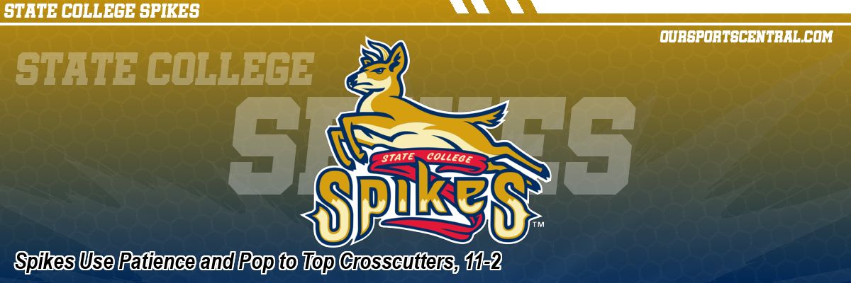 Spikes Use Patience and Pop to Top Crosscutters, 11-2