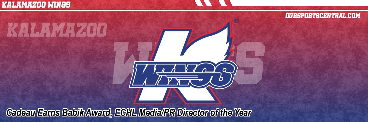 Cadeau Earns Babik Award, ECHL Media/PR Director of the Year