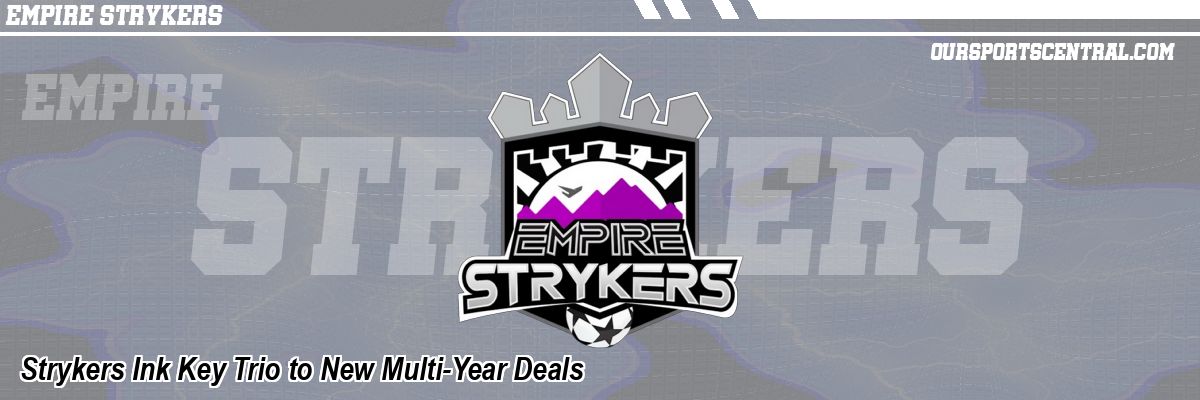 Strykers Ink Key Trio to New Multi-Year Deals