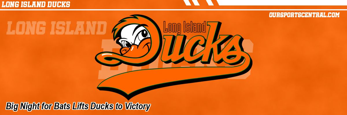 Big Night for Bats Lifts Ducks to Victory