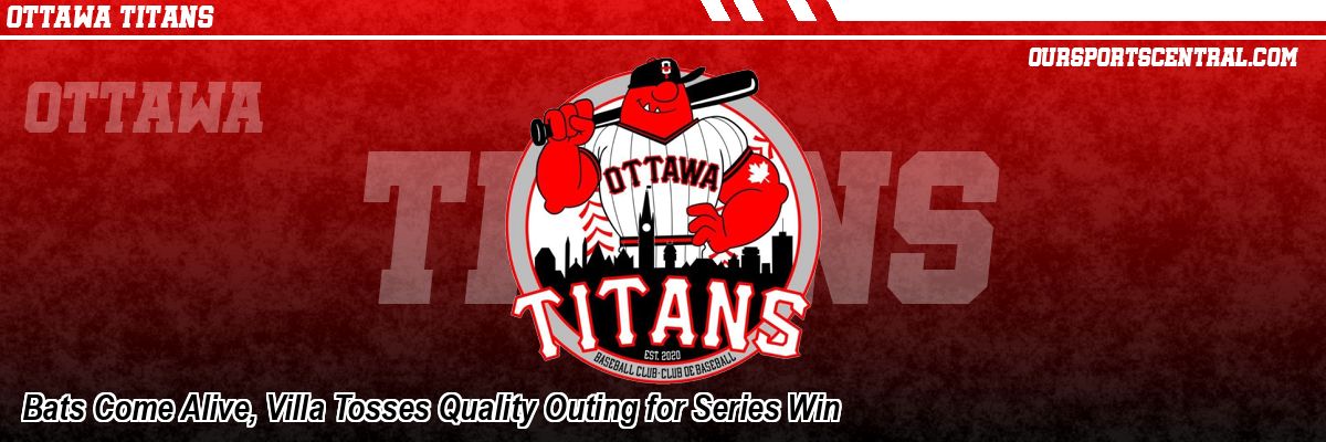 Bats Come Alive, Villa Tosses Quality Outing for Series Win