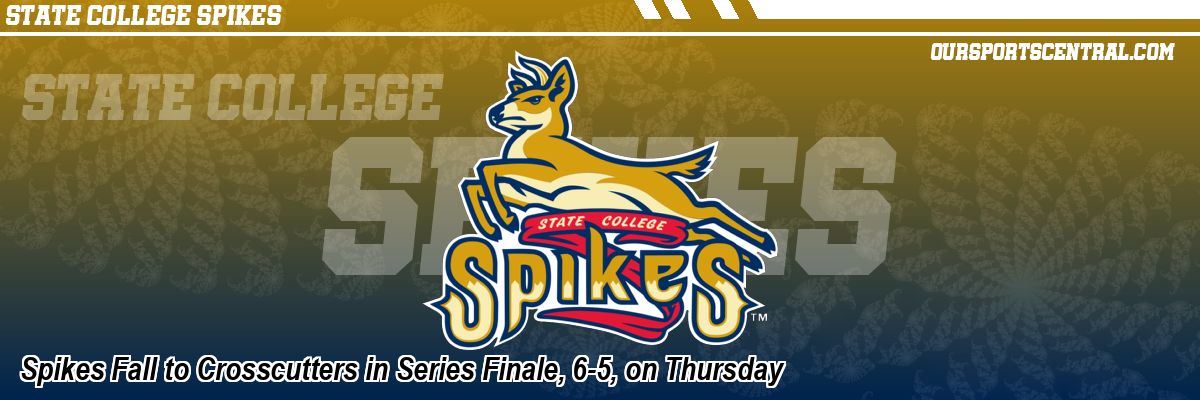Spikes Fall to Crosscutters in Series Finale, 6-5, on Thursday
