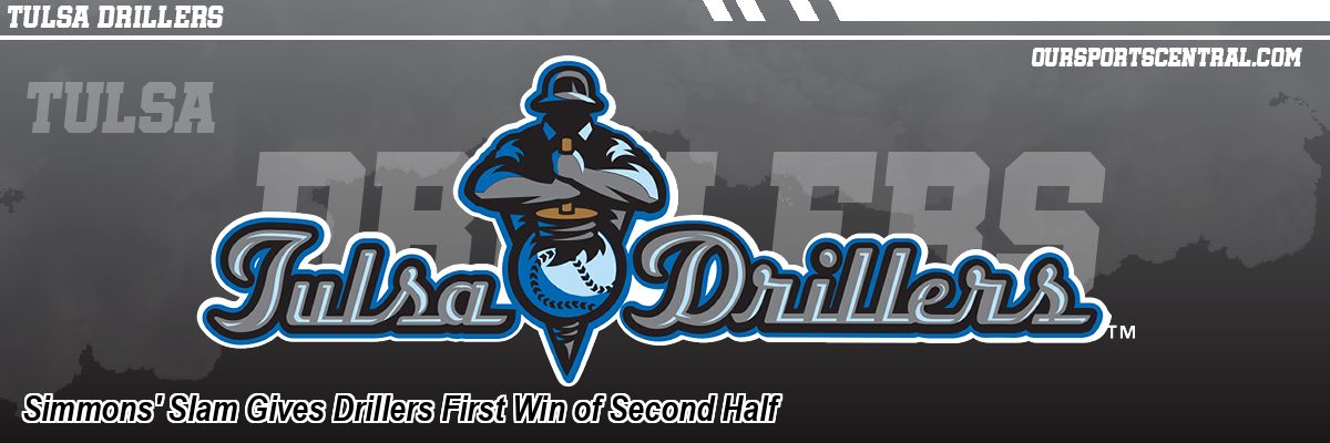 Simmons' Slam Gives Drillers First Win of Second Half