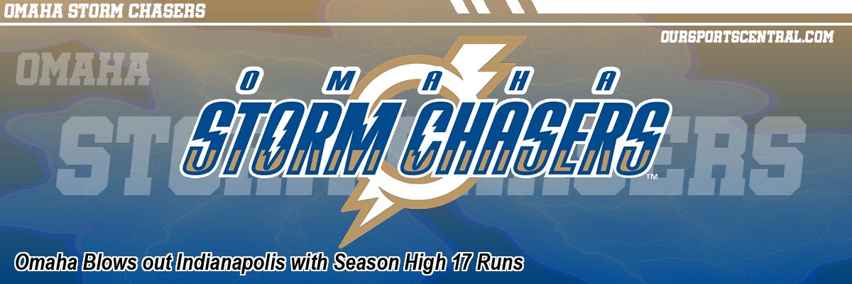 Omaha Blows out Indianapolis with Season High 17 Runs
