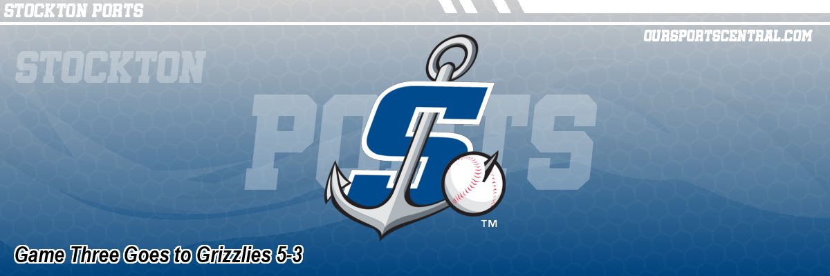Game Three Goes to Grizzlies 5-3