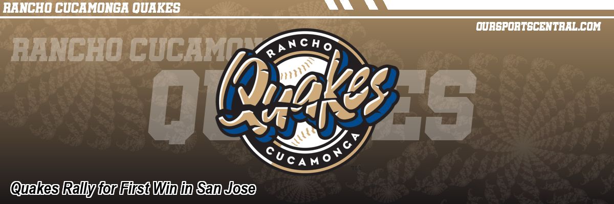 Quakes Rally for First Win in San Jose