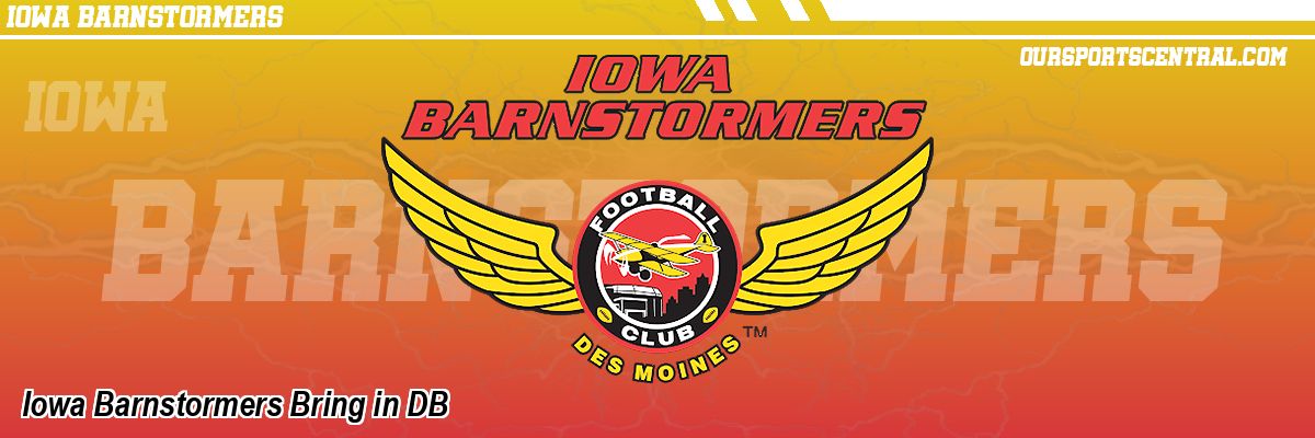 Iowa Barnstormers Bring in DB