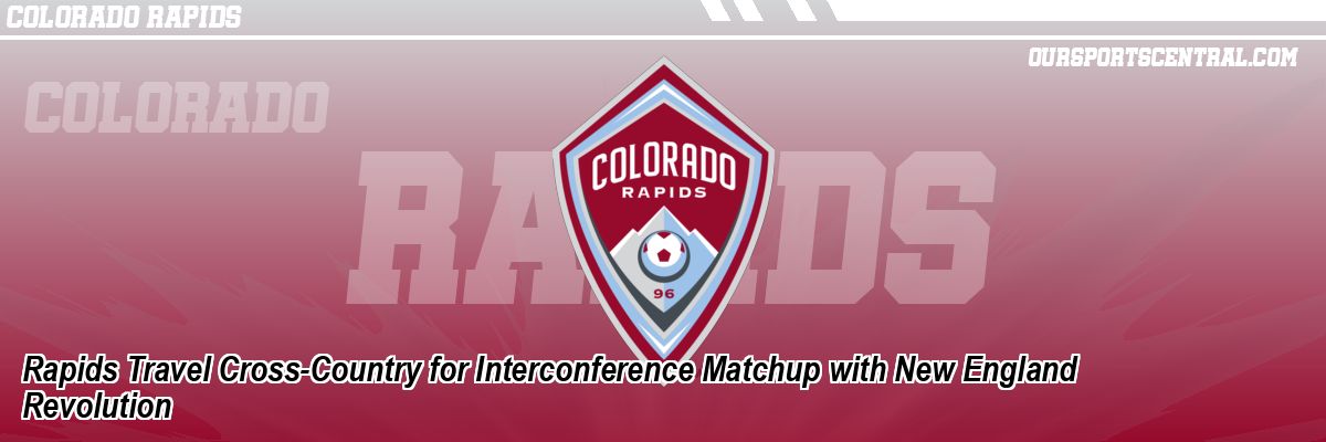 Rapids Travel Cross-Country for Interconference Matchup with New England Revolution