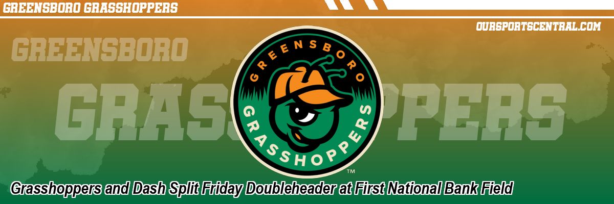 Grasshoppers and Dash Split Friday Doubleheader at First National Bank Field