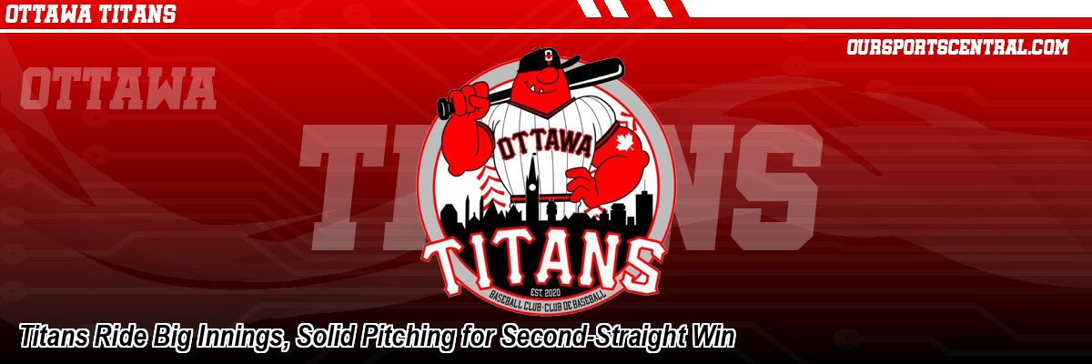 Titans Ride Big Innings, Solid Pitching for Second-Straight Win