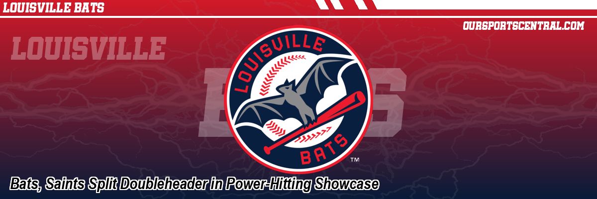 Bats, Saints Split Doubleheader in Power-Hitting Showcase