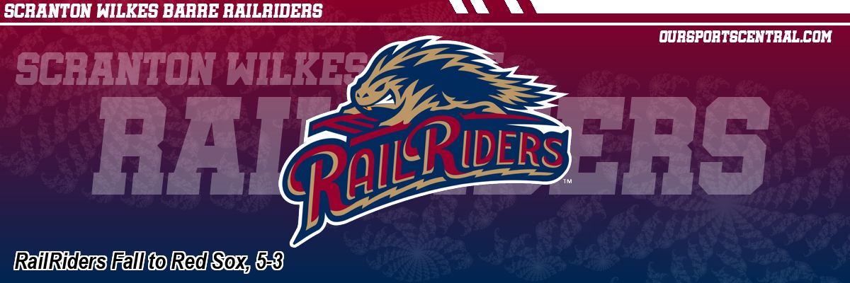 RailRiders Fall to Red Sox, 5-3