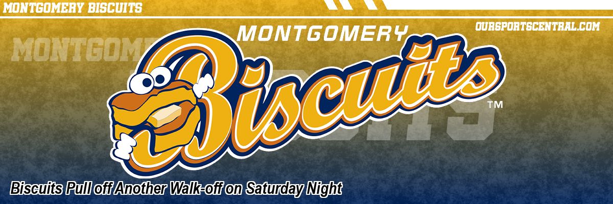 Biscuits Pull off Another Walk-off on Saturday Night