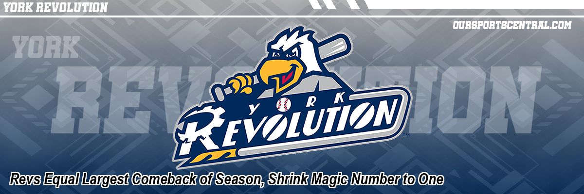 Revs Equal Largest Comeback of Season, Shrink Magic Number to One
