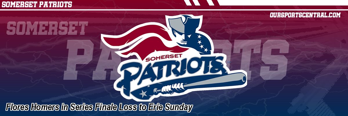 Flores Homers in Series Finale Loss to Erie Sunday