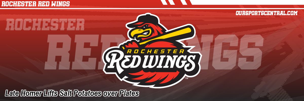 Late Homer Lifts Salt Potatoes over Plates