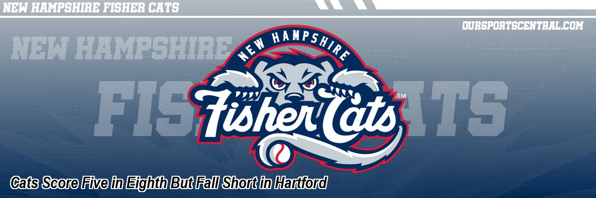 Cats Score Five in Eighth But Fall Short in Hartford