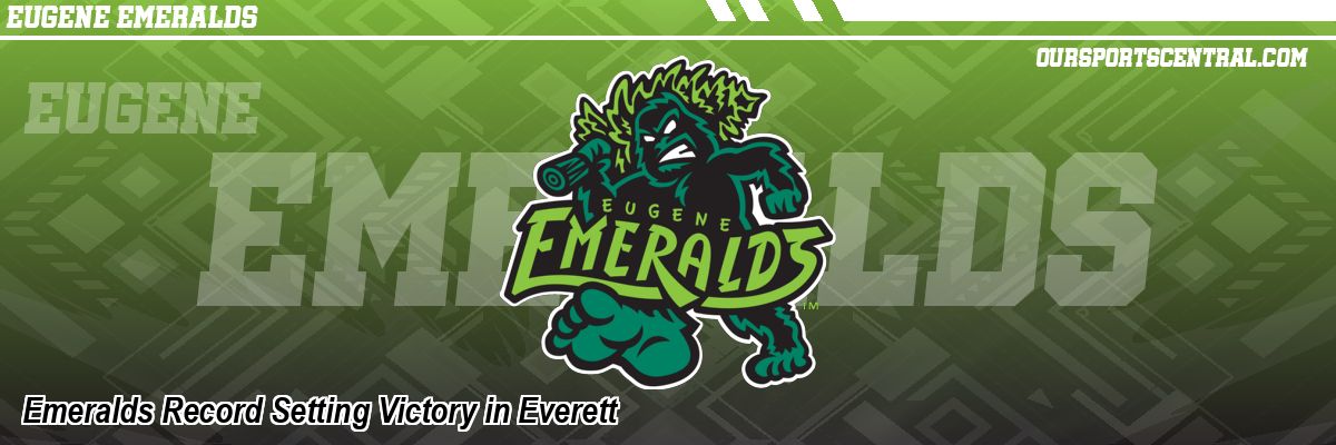 Emeralds Record Setting Victory in Everett