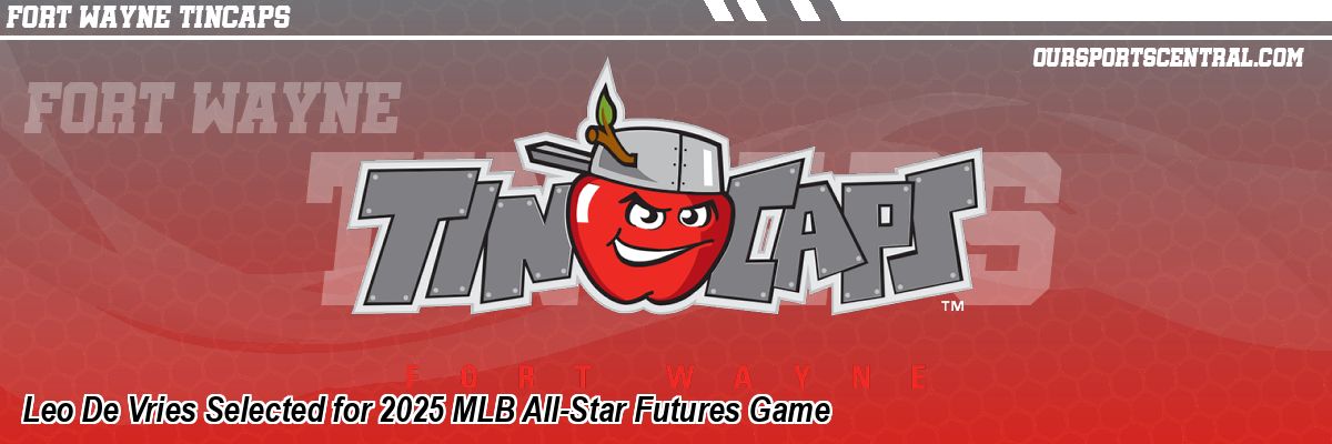 Leo De Vries Selected for 2025 MLB All-Star Futures Game
