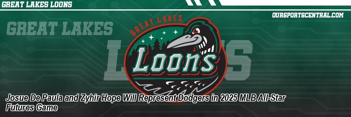 Josue De Paula and Zyhir Hope Will Represent Dodgers in 2025 MLB All-Star Futures Game