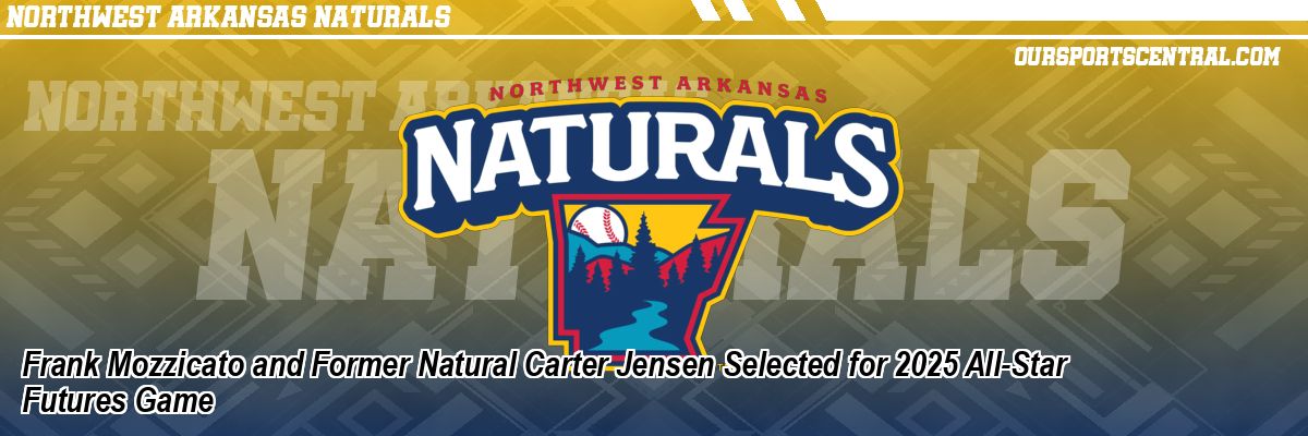 Frank Mozzicato and Former Natural Carter Jensen Selected for 2025 All-Star Futures Game