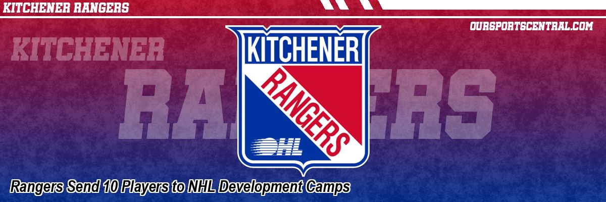 Rangers Send 10 Players to NHL Development Camps