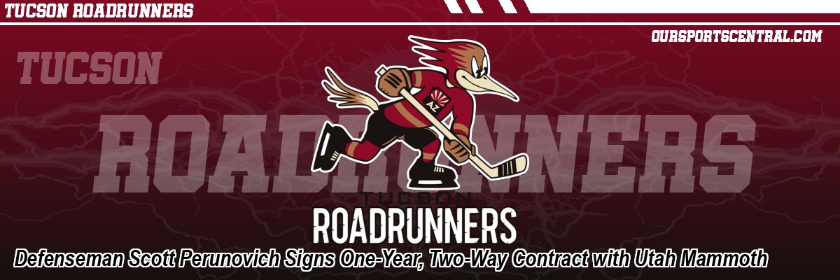 Defenseman Scott Perunovich Signs One-Year, Two-Way Contract with Utah Mammoth