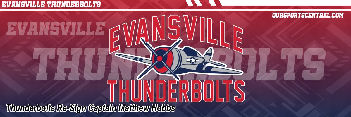 Thunderbolts Re-Sign Captain Matthew Hobbs