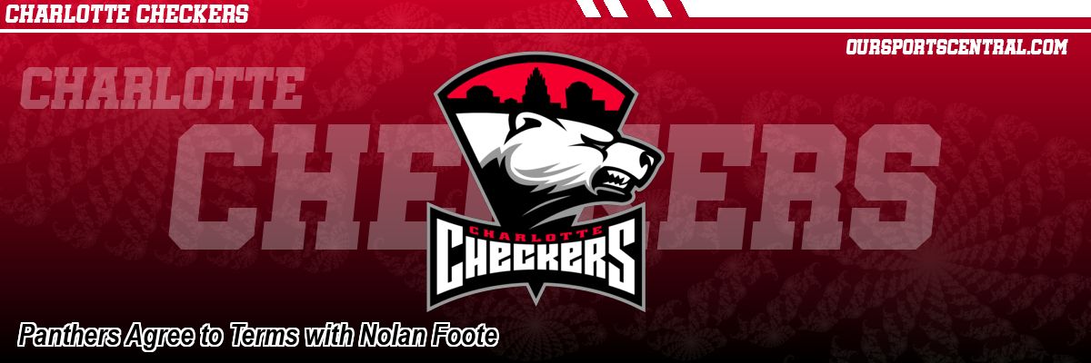 Panthers Agree to Terms with Nolan Foote