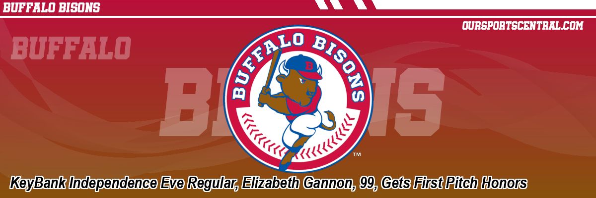 KeyBank Independence Eve Regular, Elizabeth Gannon, 99, Gets First Pitch Honors