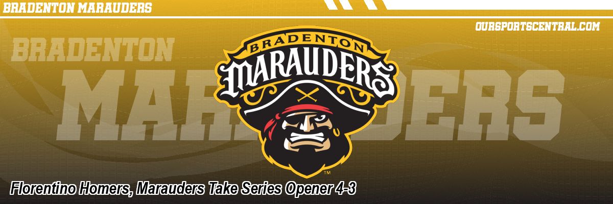 Florentino Homers, Marauders Take Series Opener 4-3