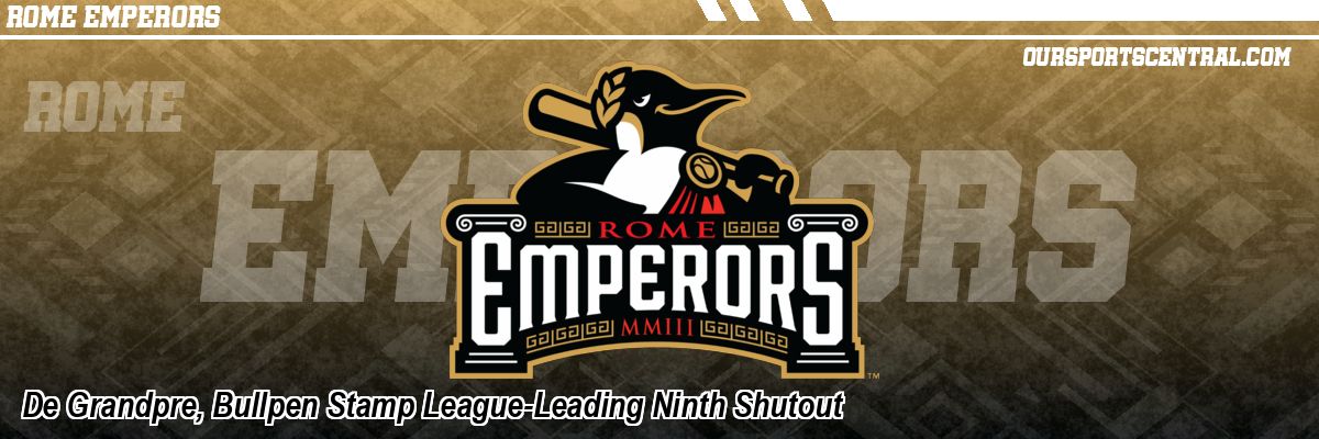 De Grandpre, Bullpen Stamp League-Leading Ninth Shutout