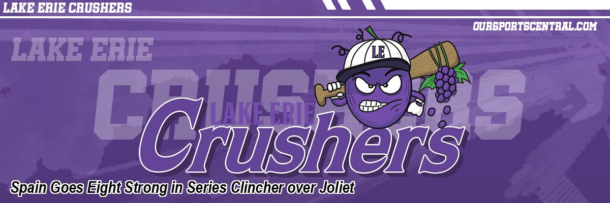 Spain Goes Eight Strong in Series Clincher over Joliet