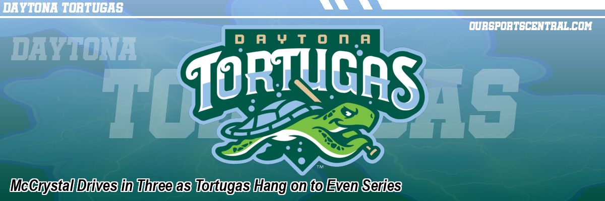 McCrystal Drives in Three as Tortugas Hang on to Even Series