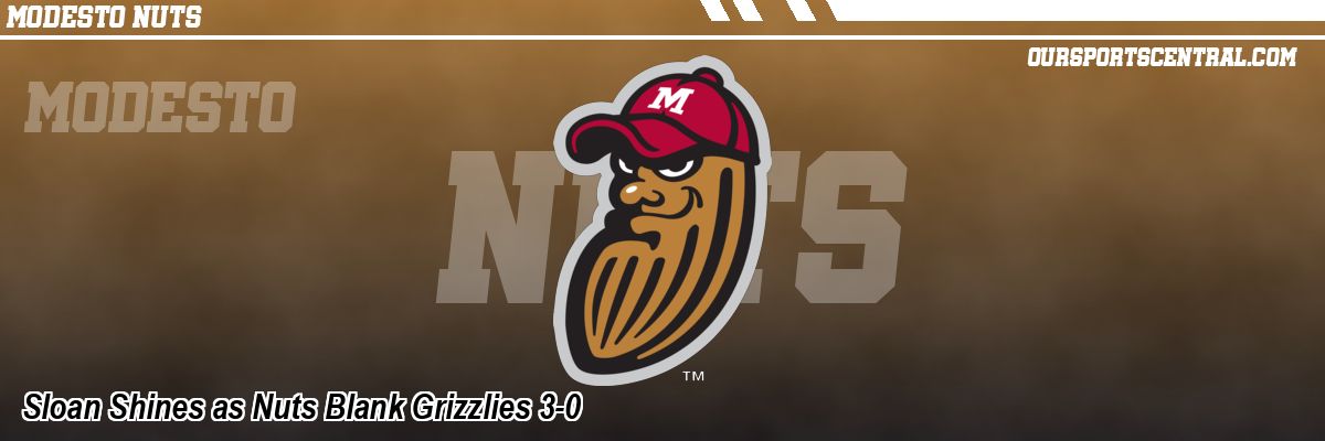 Sloan Shines as Nuts Blank Grizzlies 3-0