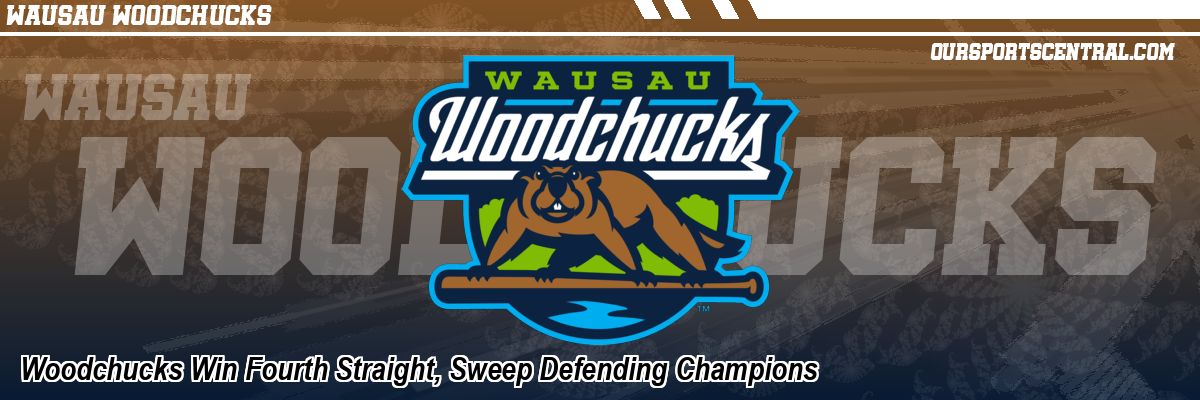 Woodchucks Win Fourth Straight, Sweep Defending Champions