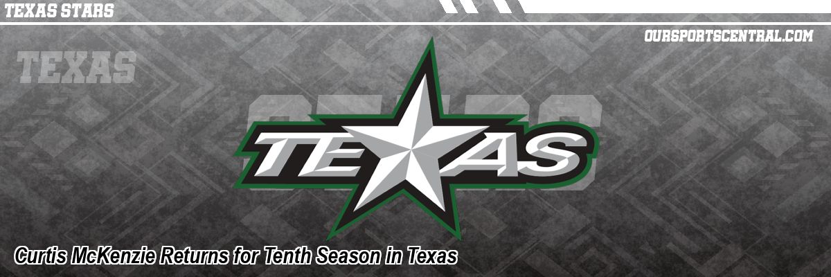 Curtis McKenzie Returns for Tenth Season in Texas
